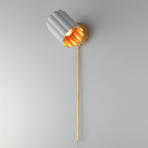 Maxim - 18050MWGL - One Light Wall Sconce - Primrose - Gold Leaf