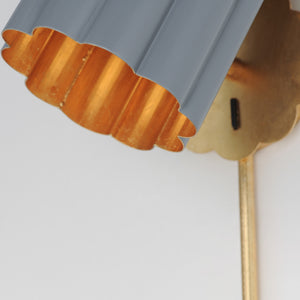 Maxim - 18050DGGL - One Light Wall Sconce - Primrose - Gold Leaf