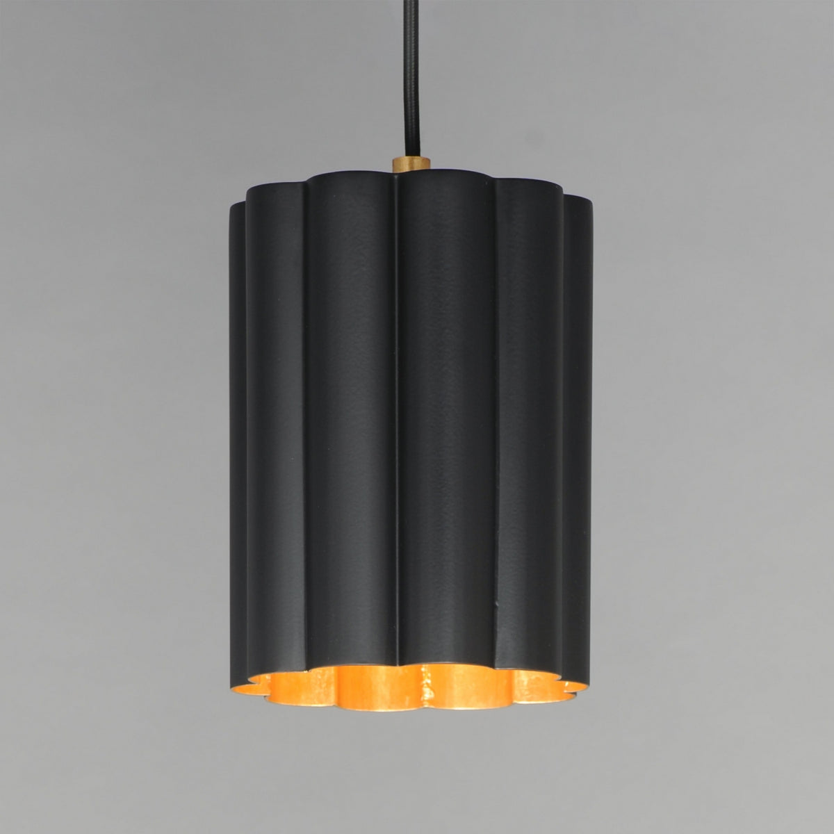 Maxim - 18054BKGL - One Light Pendant - Primrose - Gold Leaf