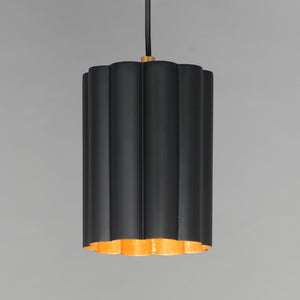 Maxim - 18054BKGL - One Light Pendant - Primrose - Gold Leaf
