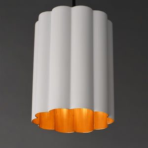 Maxim - 18054MWGL - One Light Pendant - Primrose - Gold Leaf