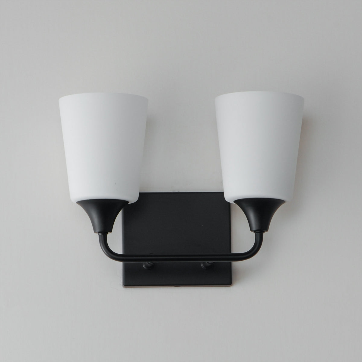 Maxim - 12882SWBK - Two Light Bath Vanity - Hudson - Black
