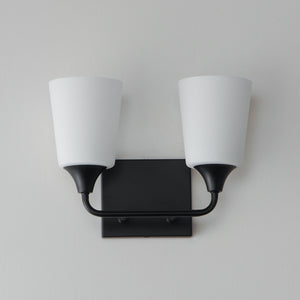 Maxim - 12882SWBK - Two Light Bath Vanity - Hudson - Black