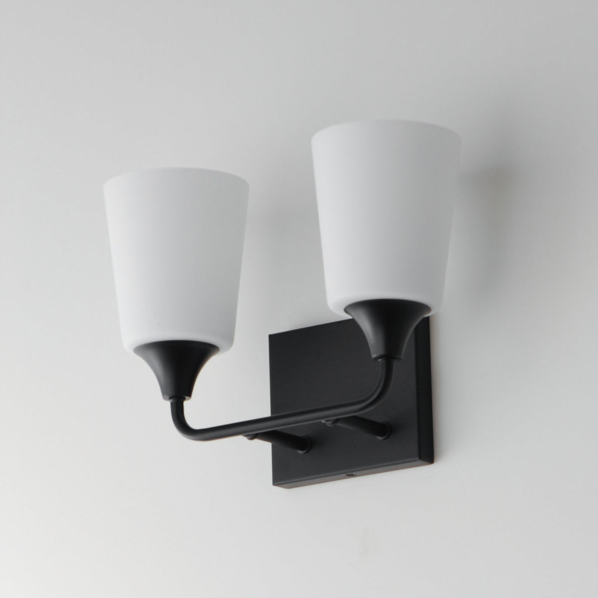 Maxim - 12882SWBK - Two Light Bath Vanity - Hudson - Black