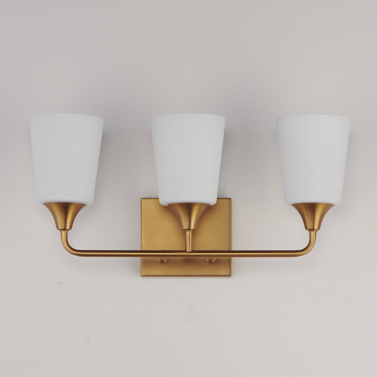 Maxim - 12883SWNAB - Three Light Bath Vanity - Hudson - Natural Aged Brass