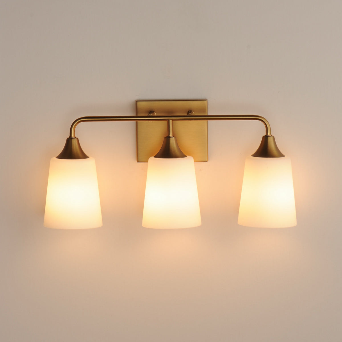 Maxim - 12883SWNAB - Three Light Bath Vanity - Hudson - Natural Aged Brass