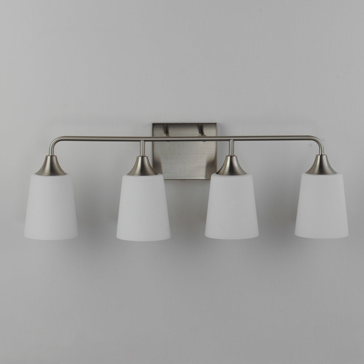 Maxim - 12884SWSN - Four Light Bath Vanity - Hudson - Satin Nickel