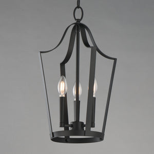 Maxim - 10423BK - Three Light Pendant - Arden - Black