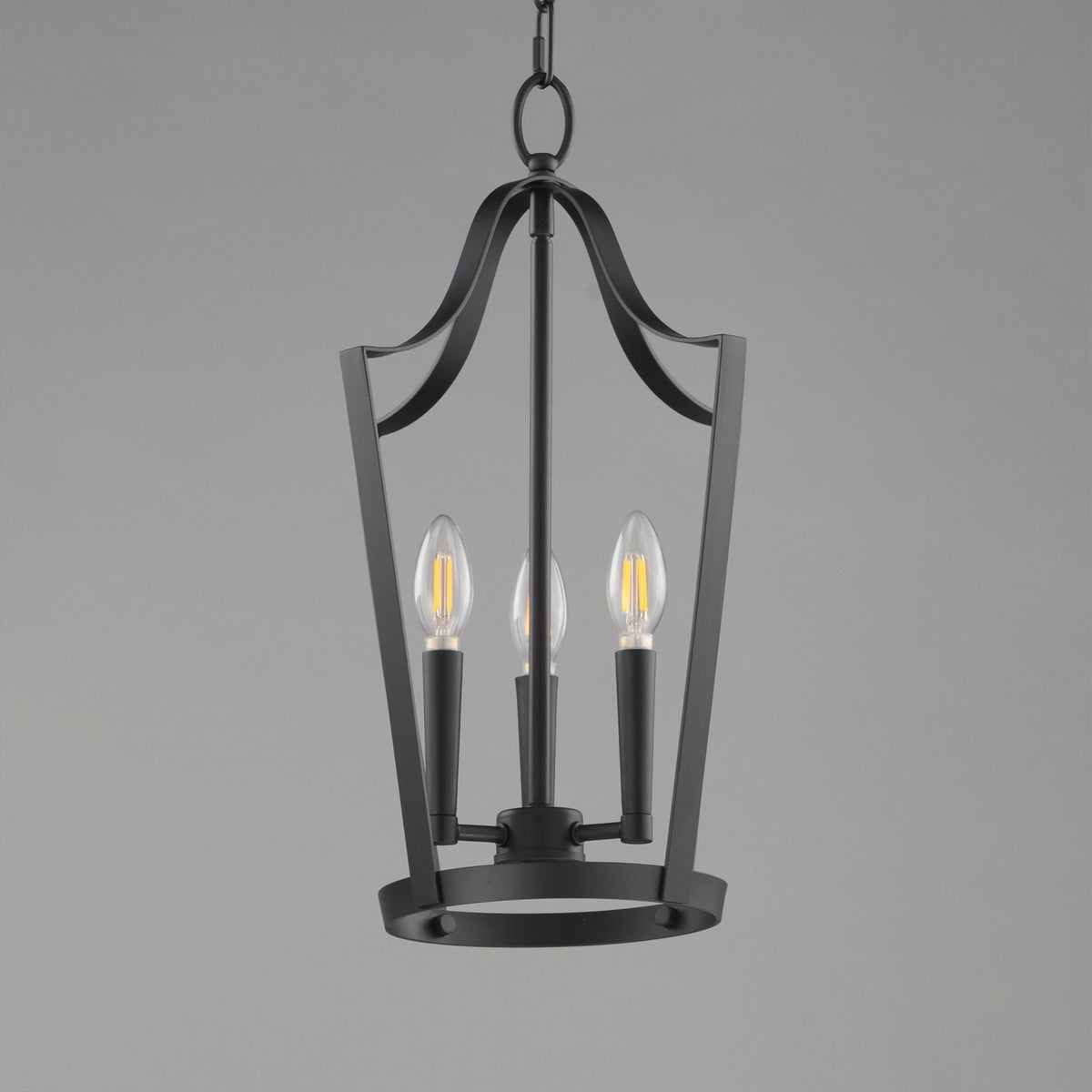 Maxim - 10423BK - Three Light Pendant - Arden - Black