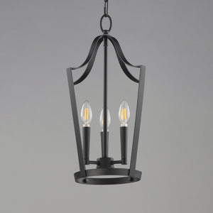 Maxim - 10423BK - Three Light Pendant - Arden - Black