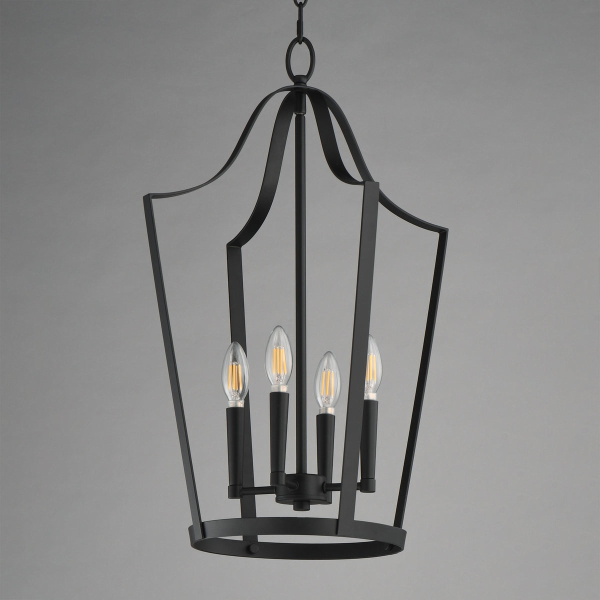 Maxim - 10424BK - Four Light Pendant - Arden - Black