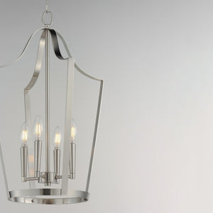 Maxim - 10424SN - Four Light Pendant - Arden - Satin Nickel