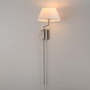 Maxim - 18410OFPN - One Light Wall Sconce - Dunbridge - Polished Nickel