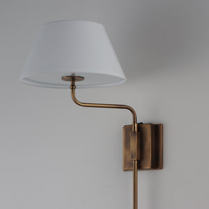 Maxim - 18410OFWBR - One Light Wall Sconce - Dunbridge - Weathered Brass