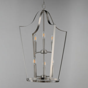 Maxim - 10426SN - Six Light Pendant - Arden - Satin Nickel