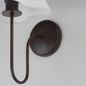 Maxim - 18100WTOI - One Light Wall Sconce - Saxon - Oil Rubbed Bronze