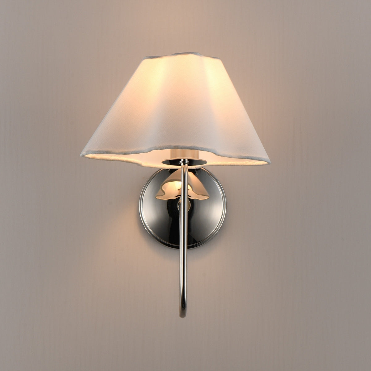 Maxim - 18100WTPN - One Light Wall Sconce - Saxon - Polished Nickel