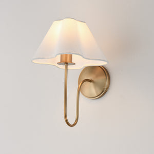 Maxim - 18100WTNAB - One Light Wall Sconce - Saxon - Natural Aged Brass