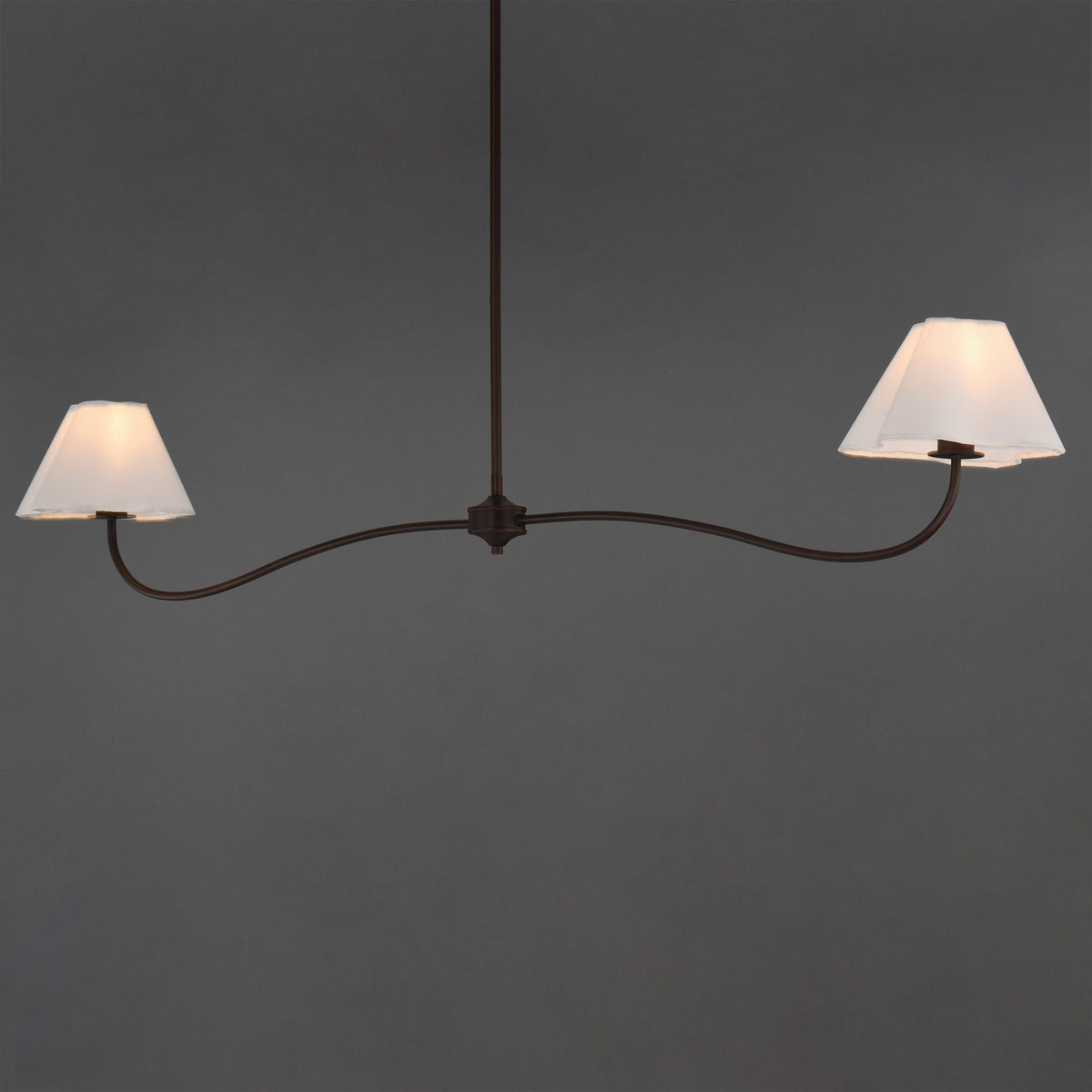 Maxim - 18102WTOI - Two Light Pendant - Saxon - Oil Rubbed Bronze