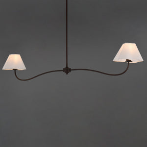 Maxim - 18102WTOI - Two Light Pendant - Saxon - Oil Rubbed Bronze