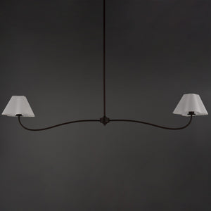 Maxim - 18102WTOI - Two Light Pendant - Saxon - Oil Rubbed Bronze