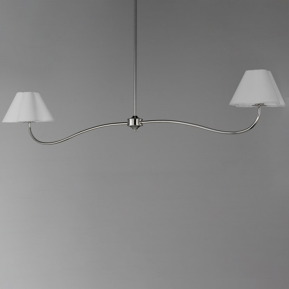 Maxim - 18102WTPN - Two Light Pendant - Saxon - Polished Nickel