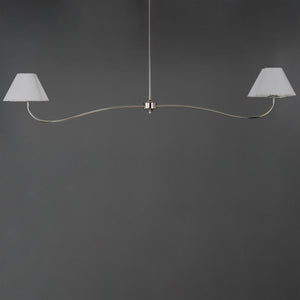 Maxim - 18102WTPN - Two Light Pendant - Saxon - Polished Nickel