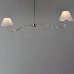 Maxim - 18102WTPN - Two Light Pendant - Saxon - Polished Nickel