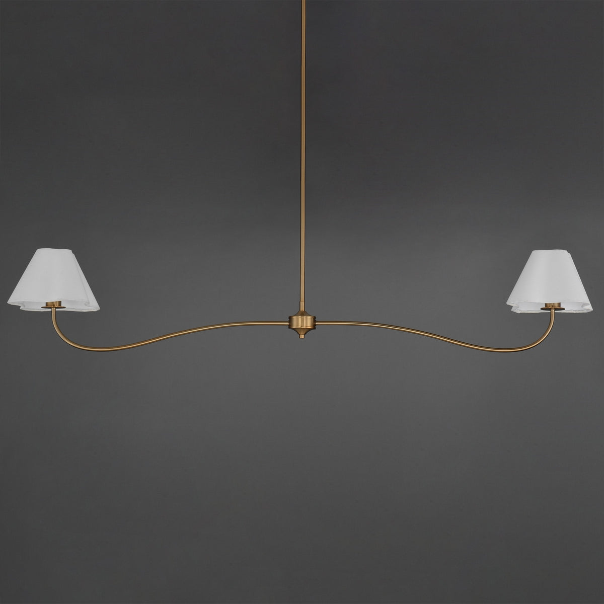 Maxim - 18102WTNAB - Two Light Pendant - Saxon - Natural Aged Brass