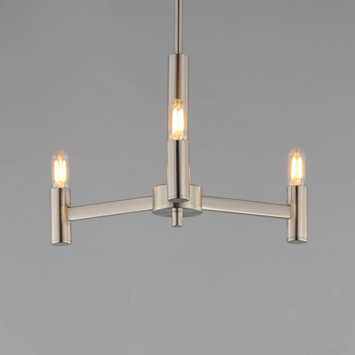 Maxim - 21363SN - Three Light Chandelier - Emana - Satin Nickel