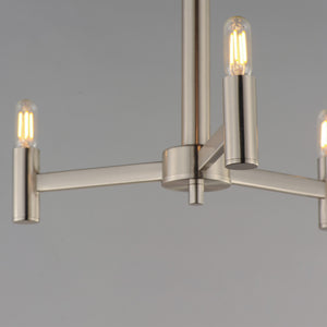 Maxim - 21363SN - Three Light Chandelier - Emana - Satin Nickel