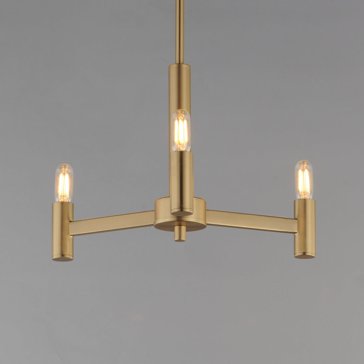 Maxim - 21363NAB - Three Light Chandelier - Emana - Natural Aged Brass