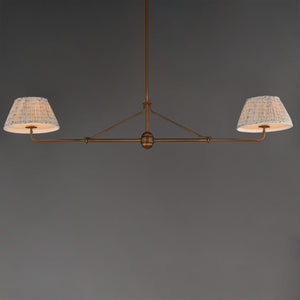 Maxim - 18412BWWBR - Two Light Pendant - Dunbridge - Weathered Brass