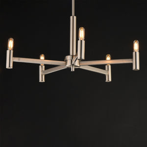 Maxim - 21365SN - Five Light Chandelier - Emana - Satin Nickel