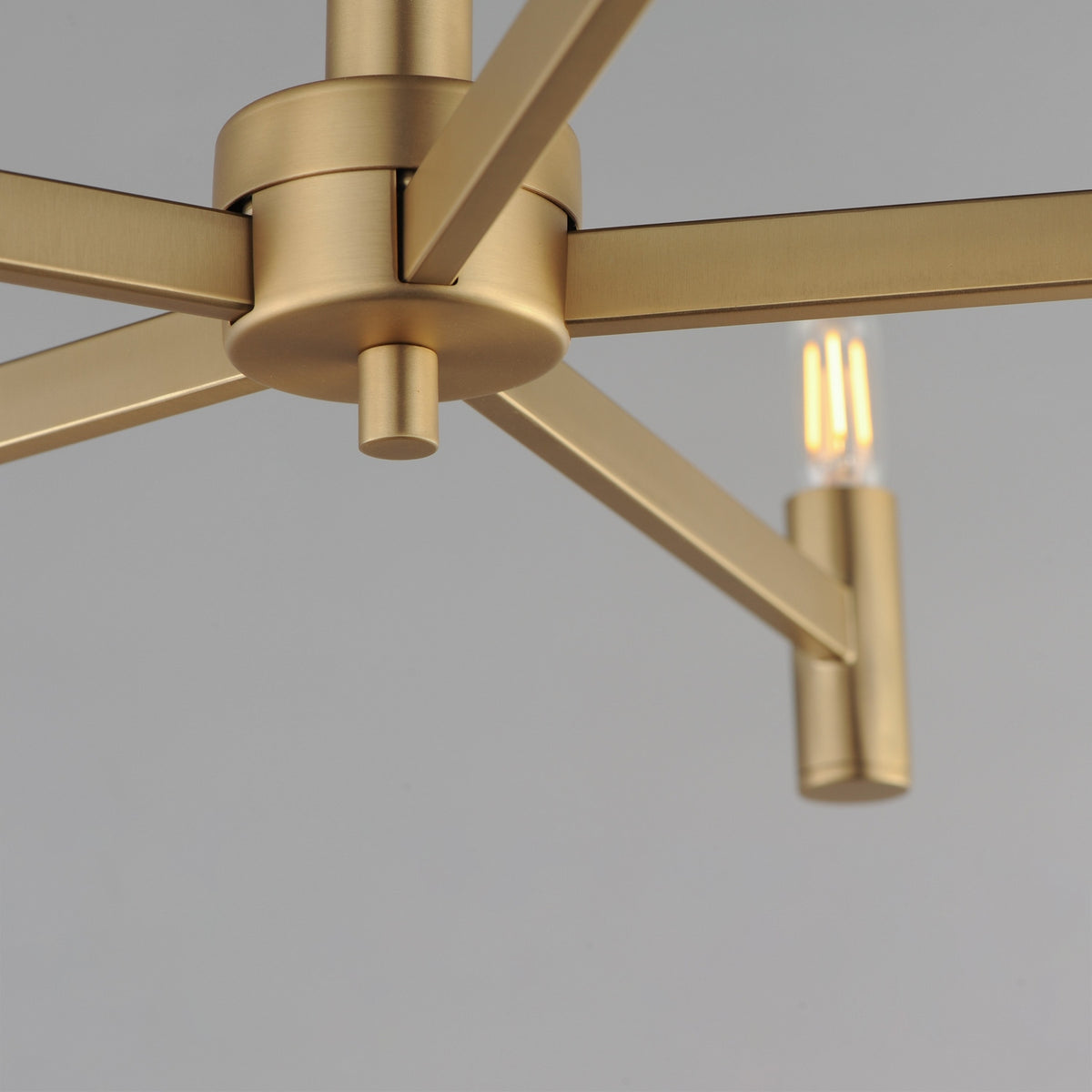 Maxim - 21365NAB - Five Light Chandelier - Emana - Natural Aged Brass