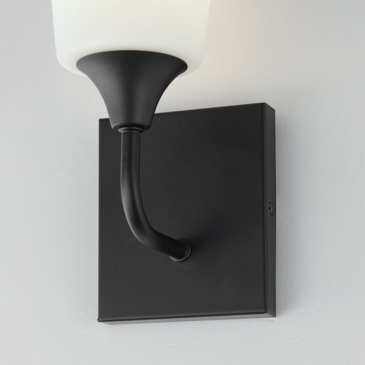 Maxim - 12881SWBK - One Light Wall Sconce - Hudson - Black