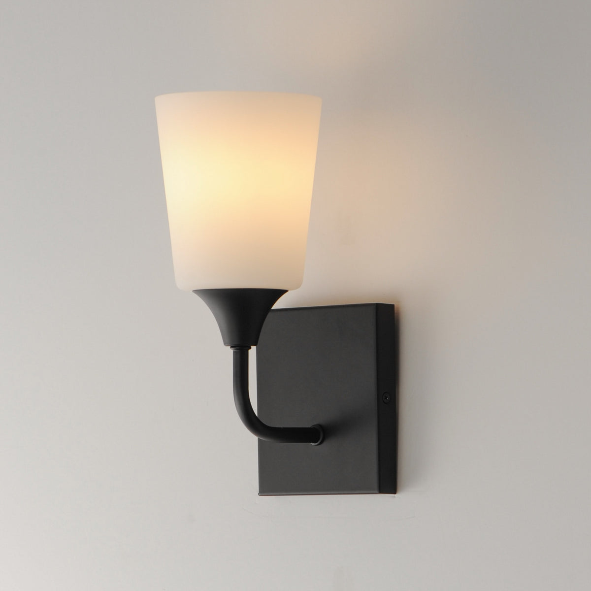 Maxim - 12881SWBK - One Light Wall Sconce - Hudson - Black