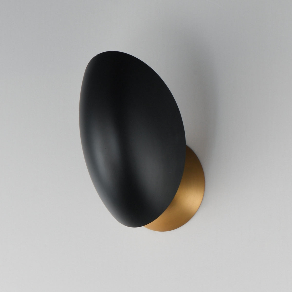 Maxim - 10821BKNAB - One Light Wall Sconce - Maris - Black / Natural Aged Brass