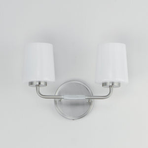 Maxim - 12692WTSN - Two Light Bath Vanity - Durham - Satin Nickel