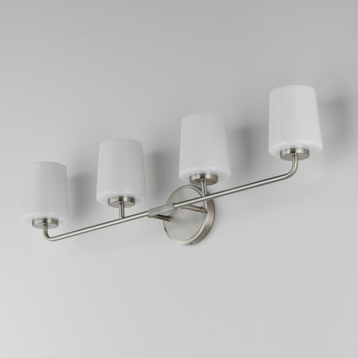 Maxim - 12694WTSN - Four Light Bath Vanity - Durham - Satin Nickel