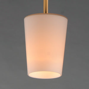 Maxim - 92691WTNAB - One Light Pendant - Durham - Natural Aged Brass