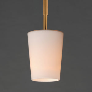 Maxim - 92691WTNAB - One Light Pendant - Durham - Natural Aged Brass