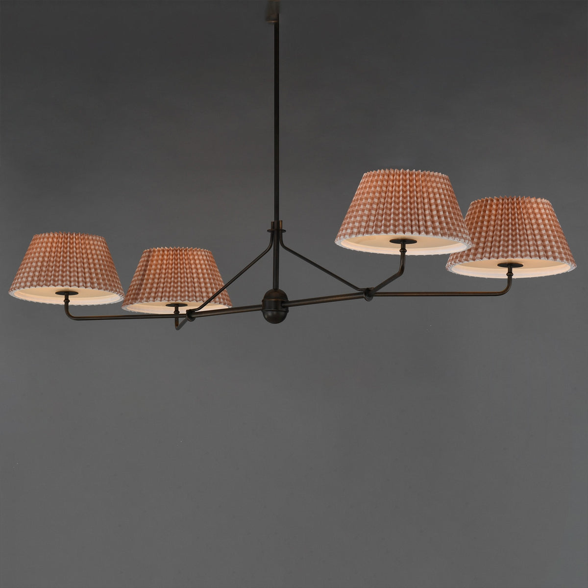 Maxim - 18414RBANB - Four Light Chandelier - Dunbridge - Antique Bronze