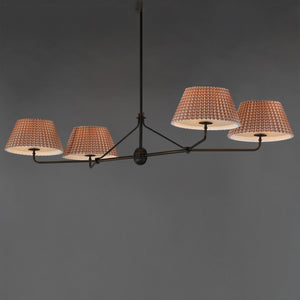 Maxim - 18414RBANB - Four Light Chandelier - Dunbridge - Antique Bronze