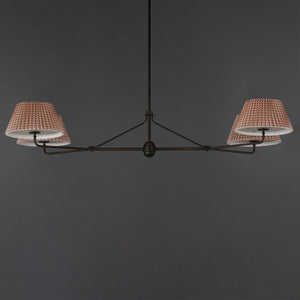 Maxim - 18414RBANB - Four Light Chandelier - Dunbridge - Antique Bronze