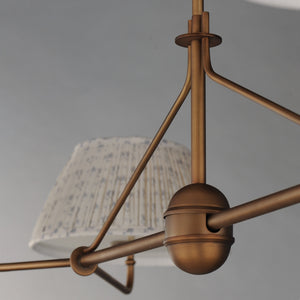 Maxim - 18414BWWBR - Four Light Chandelier - Dunbridge - Weathered Brass