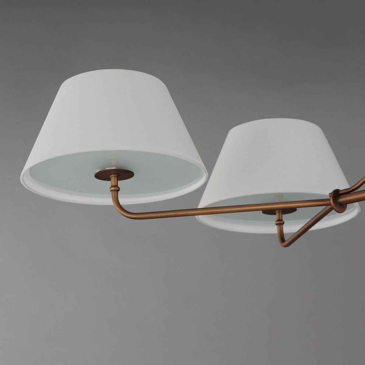 Maxim - 18414OFWBR - Four Light Chandelier - Dunbridge - Weathered Brass