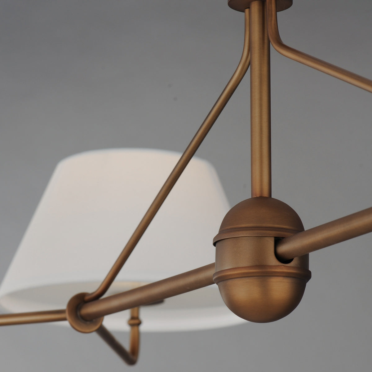 Maxim - 18414OFWBR - Four Light Chandelier - Dunbridge - Weathered Brass