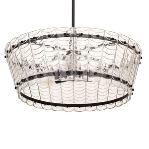 Maxim - 21874CLBZ - Four Light Chandelier - Ruche - Bronze