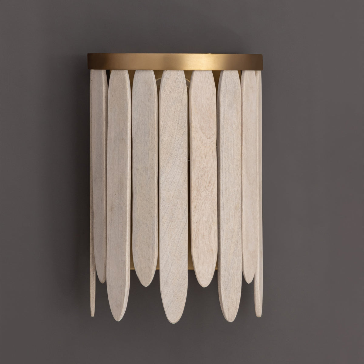 Maxim - 22510WWTNAB - One Light Wall Sconce - Marimba - Weathered White